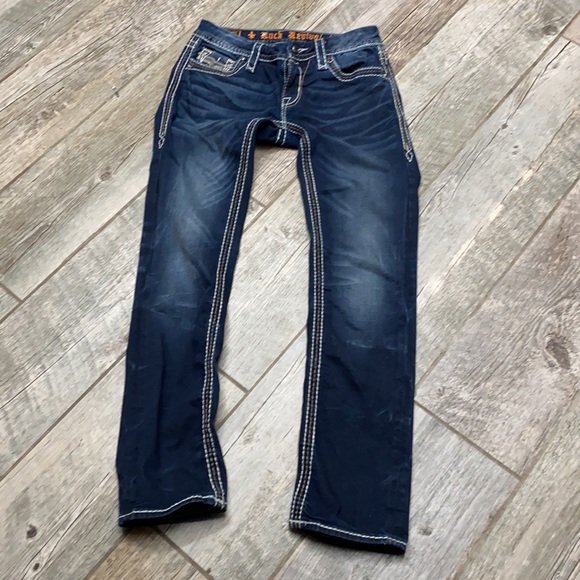 Rock Revival Avery Straight Stretch Jean 28 - Picture 4 of 11